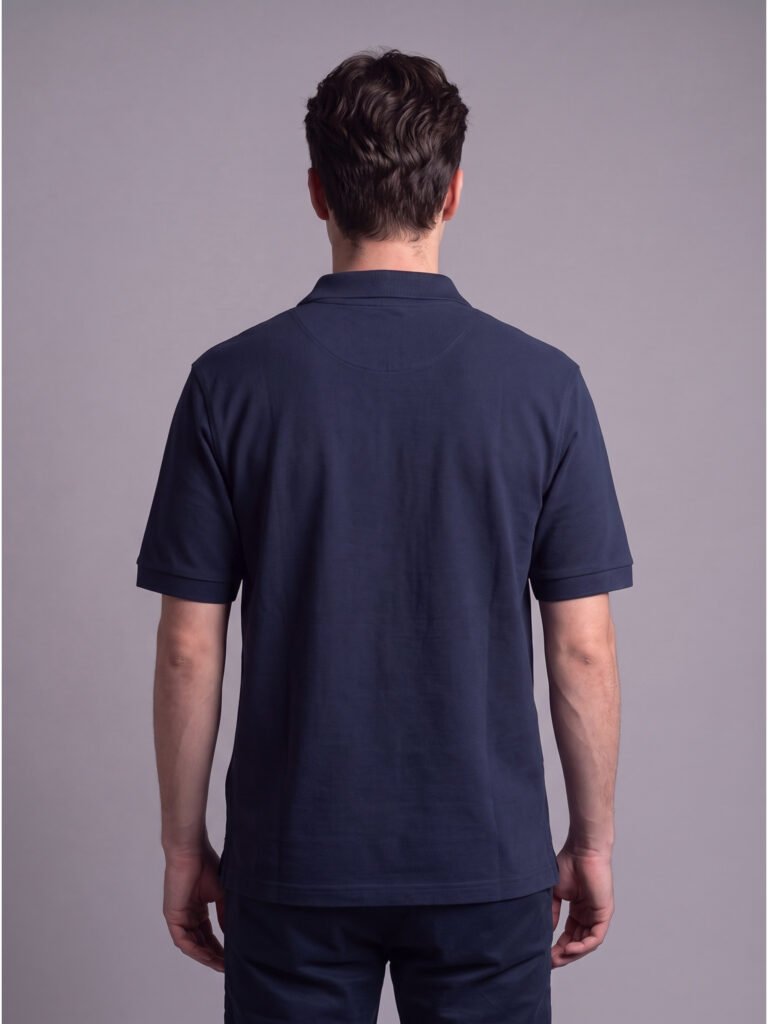 echelon issue polo 502 — worn, back view