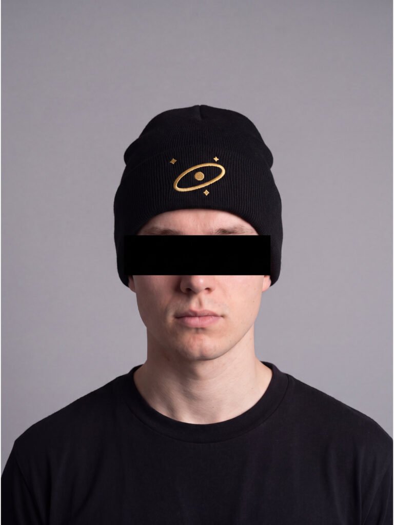 echelon issue watch beanie 000 — worn, peak down
